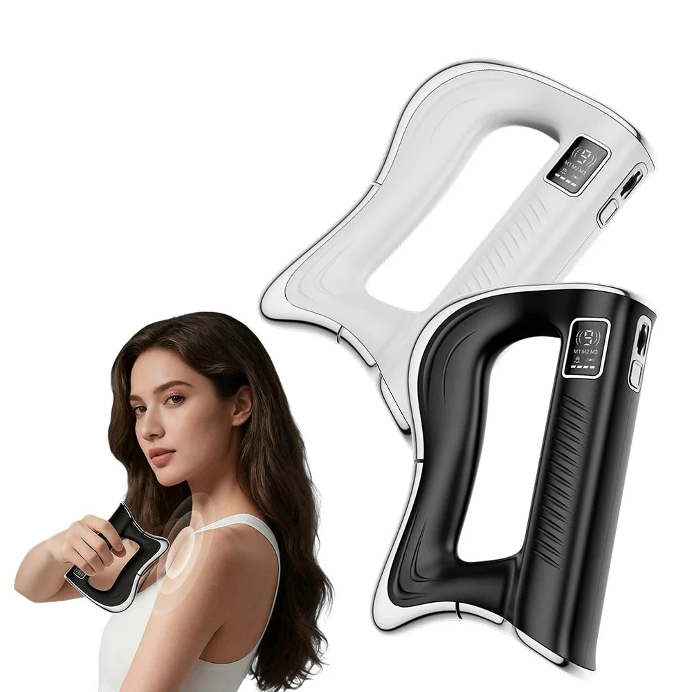 Electric Muscle Scraper with Heat, Vibration & Rechargeable Battery