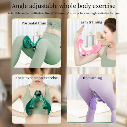 Compact Fitness Device for Inner Thigh and Pelvic Floor Training