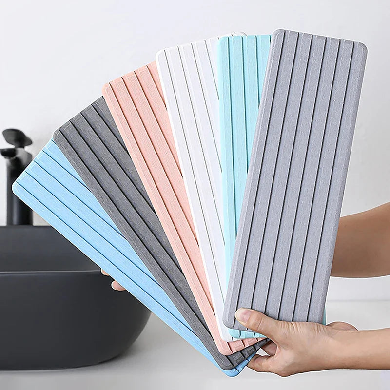 Fast-Absorbing Diatomite Mat – Non-Slip, Heat-Resistant for Kitchen & Sink