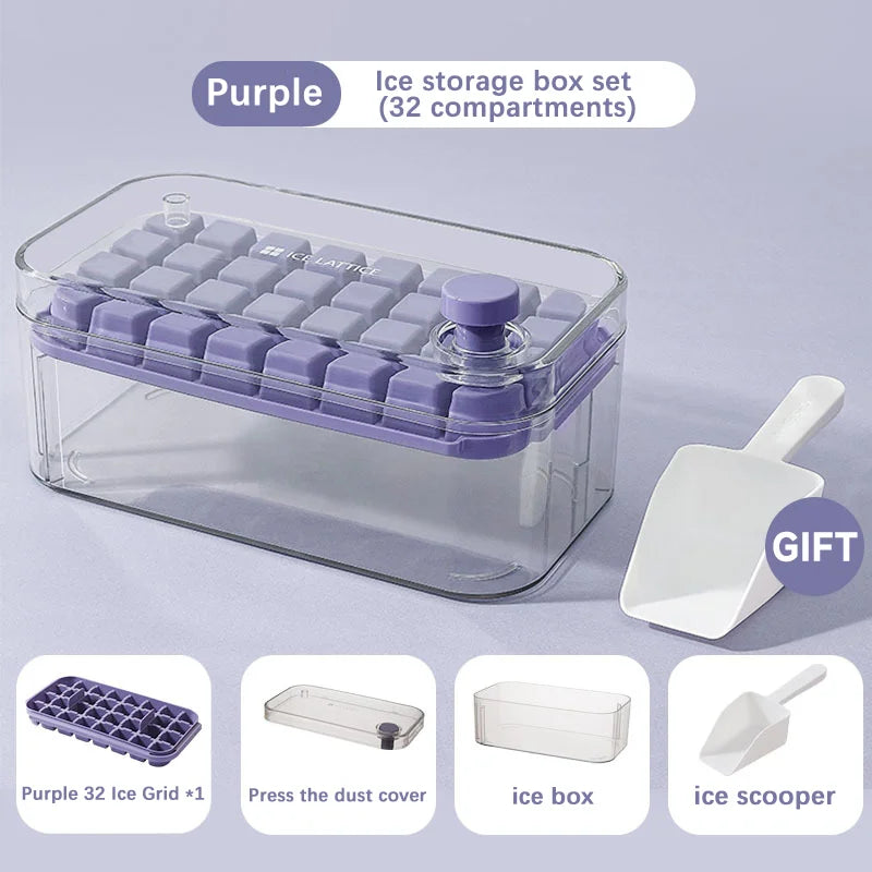32-Cavity Flexible Ice Maker Tray