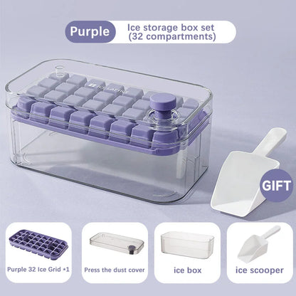 32-Cavity Flexible Ice Maker Tray
