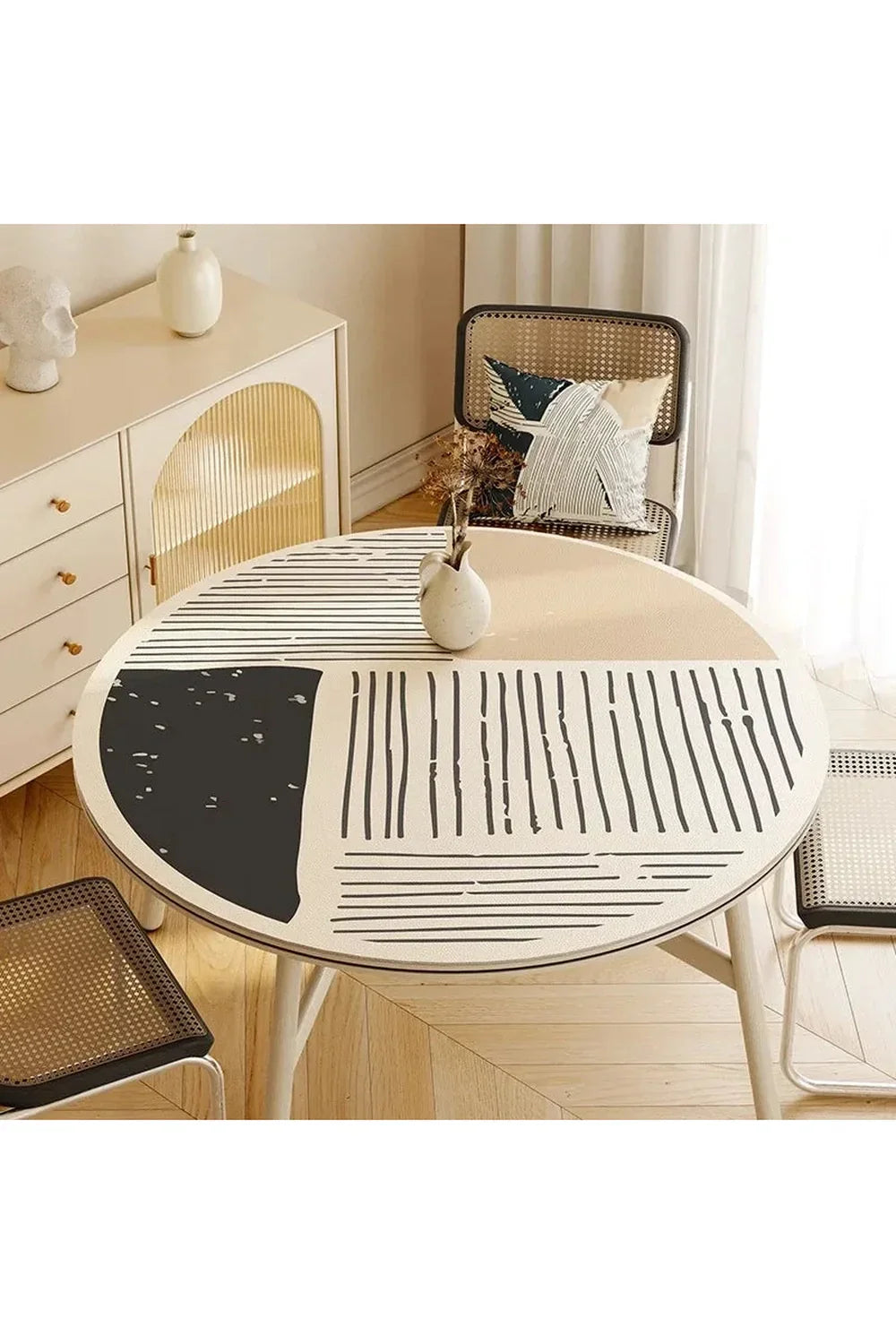 Round Table Cover for Dining - Circular Tablecloth