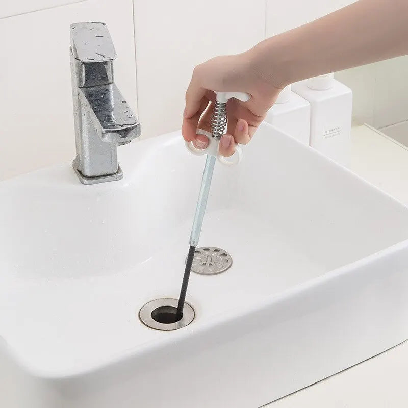 Eco-Friendly Flexible Pipe Cleaning Spiral - 160cm Length