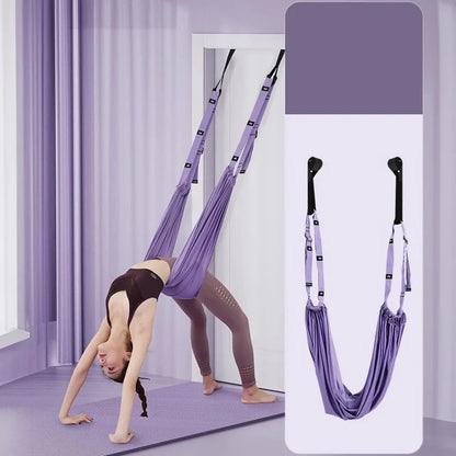 Adjustable Yoga Strap for Aerial Fitness, Flexibility, Splits, and Backbends
