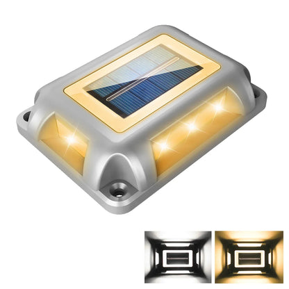 Solar Ground Light with 6 LEDs | Waterproof IP65 | Perfect for Steps & Paths | 1200mAh Battery
