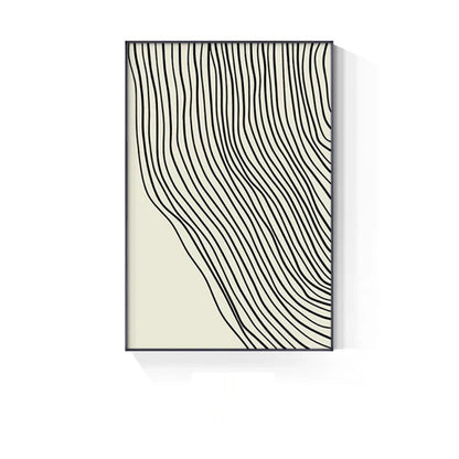 Modern Geometric Canvas Prints in Green Tones for Stylish Spaces