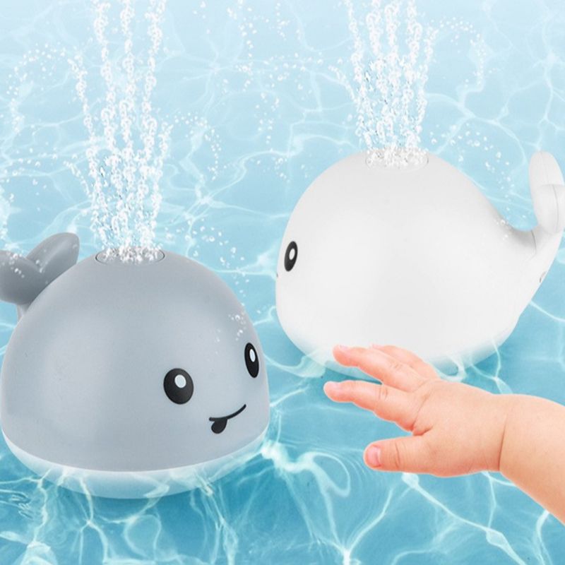 Water Sprinkler Whale Bath Toy