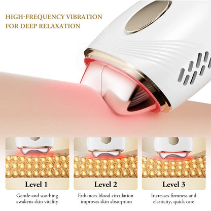 Gua Sha Facial Massager with EMS and Temperature Control – USB-C, LED Colors