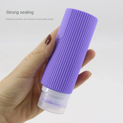 Leak-Proof Silicone Travel Bottles | Set of 4 | 89 ml | TSA Approved & BPA Free | Reusable & Refillable