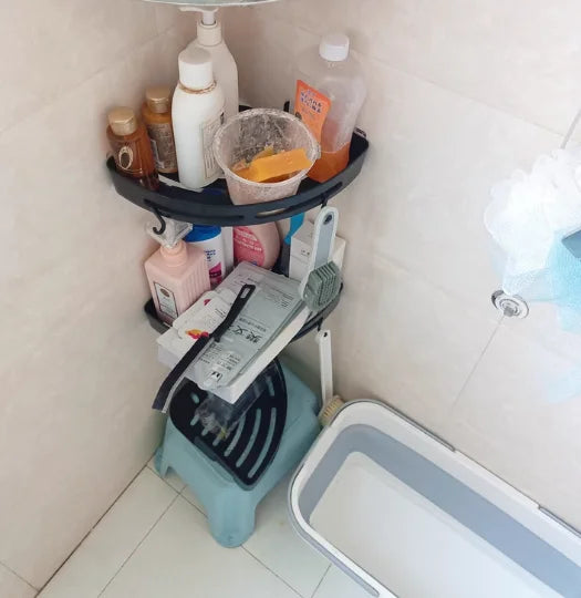 Self-Adhesive Shower Storage Solution – Waterproof, No Drilling Required