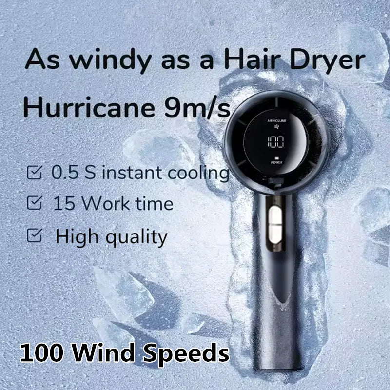 Portable USB-Friendly Turbo Fan for Camping and Outdoor Use