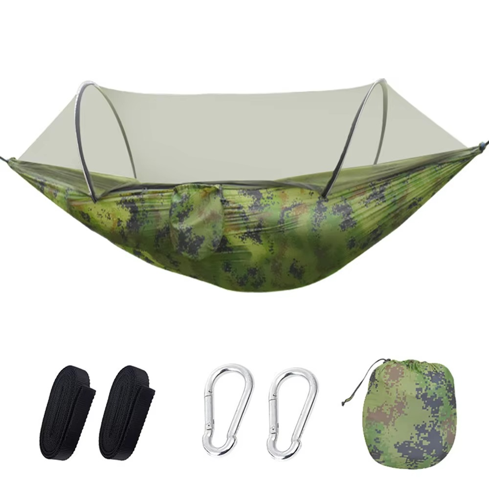 Camping Hammock for Two with Insect Protection Netting