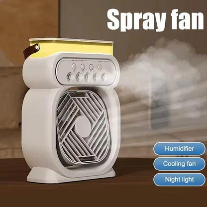 LED Night Light Humidifier Fan and 3-in-1 Air Cooler