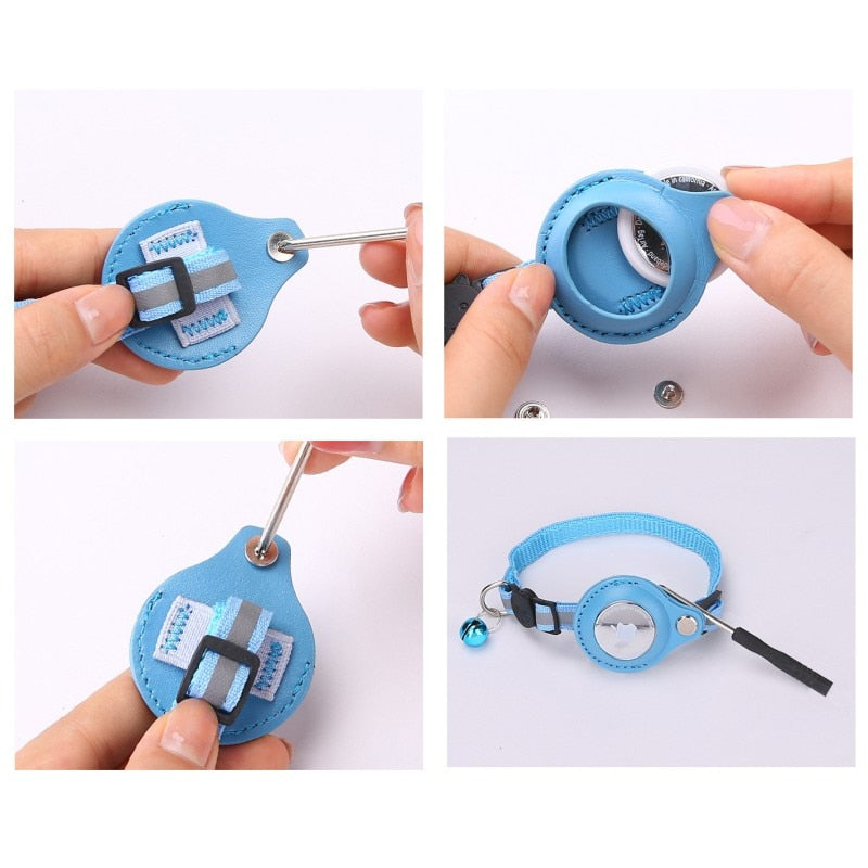 GPS Cat Tracking Collar with Airtag - Anti-Loss Device
