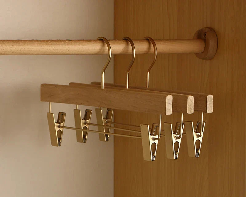 Wooden Suit and Coat Hangers with Wide Shoulders – Cedar Organizer (Set of 2)