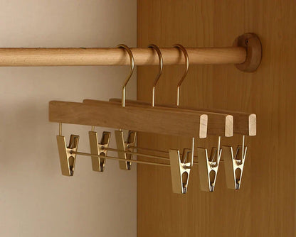 Wooden Suit and Coat Hangers with Wide Shoulders – Cedar Organizer (Set of 2)