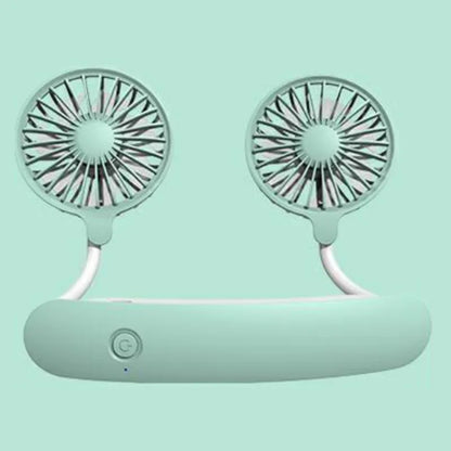 Portable 30 cm Neck Fan | USB Rechargeable Neckband Cooler for Sports, Office & Outdoor