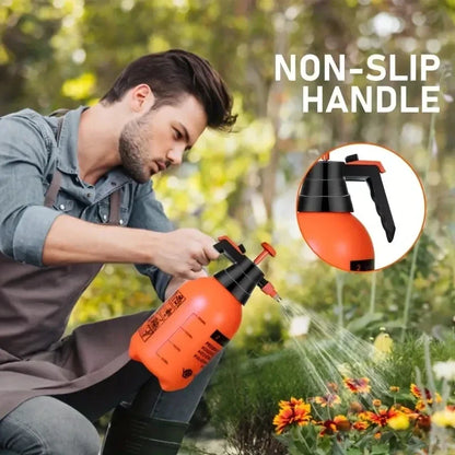2L Spray Bottle with Adjustable Nozzle – Hand Pump for Garden & Houseplants