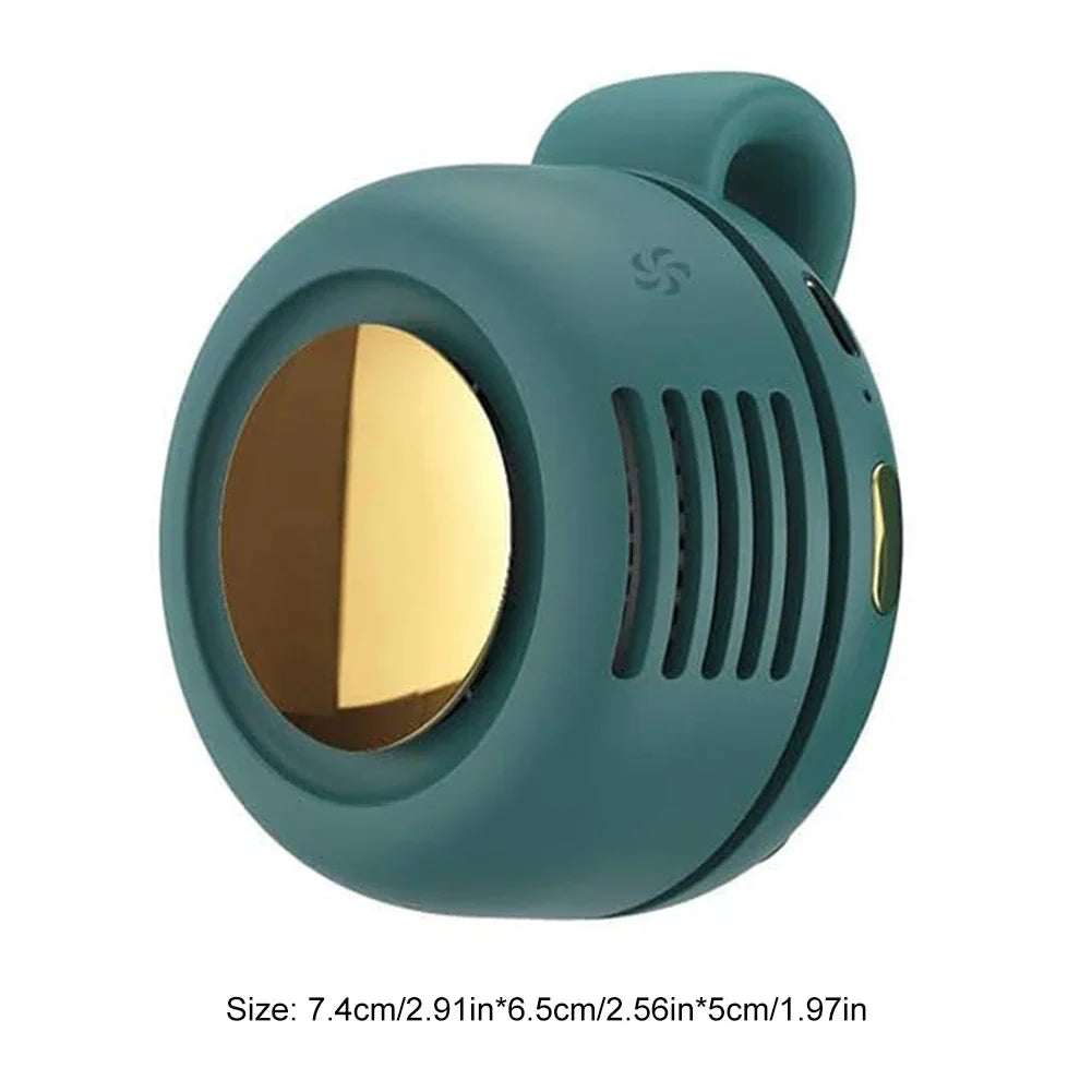 Hands-Free Portable Bladeless Fan with 360° Rotation
