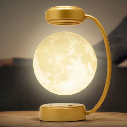 Floating 3D Moon Night Light with Magnetic Levitation