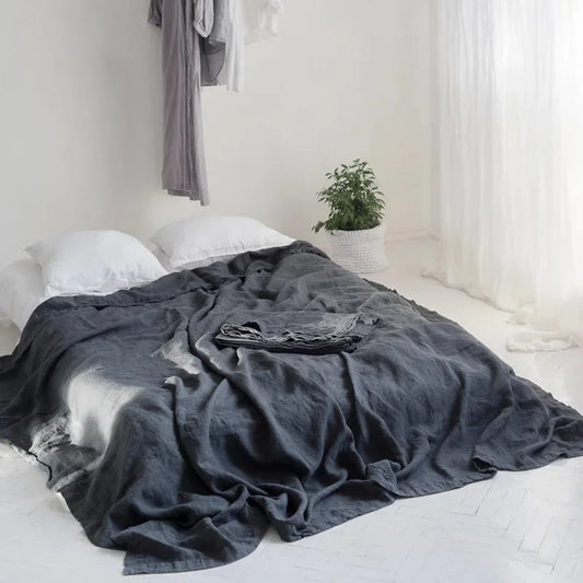 Cool and Comfortable Linen Bed Sheet for Relaxing Sleep