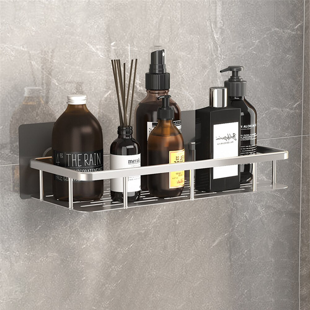 Metal Bathroom Shelves with Suction Cups