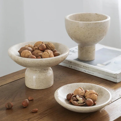 Natural Stone Bowls and Trays – Elegant French Style Home Decor
