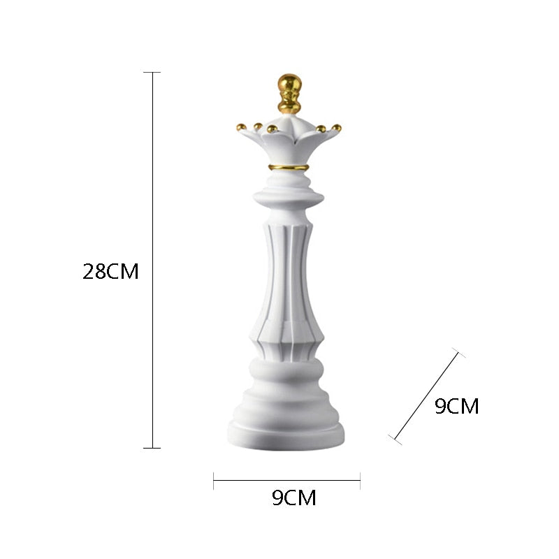 Handcrafted Chess Piece - GrandCheck Design for Home Decor