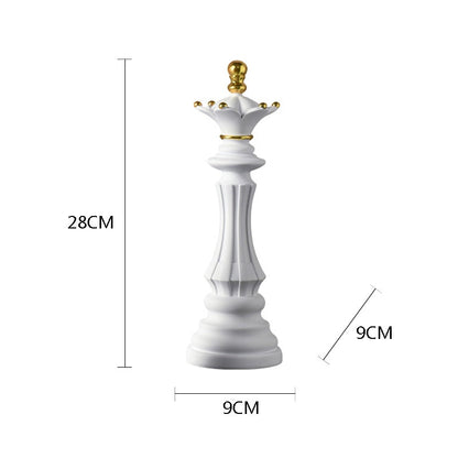 Handcrafted Chess Piece - GrandCheck Design for Home Decor