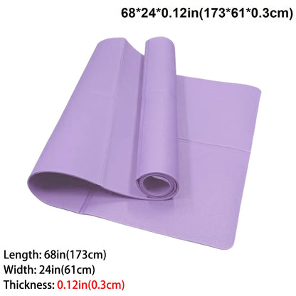 Foldable Yoga Mat | EVA Material | 3–6 mm Thickness | Lightweight & Non-Slip | 173x60 cm