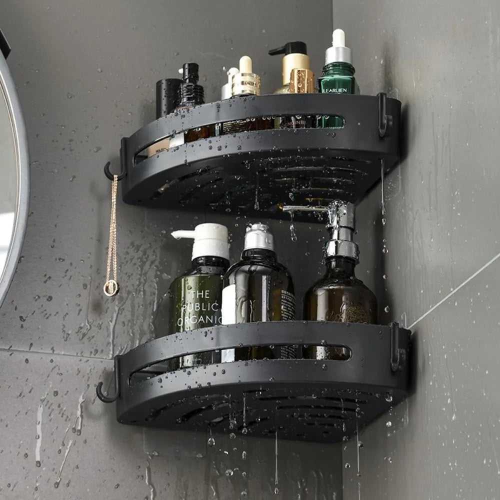 Self-Adhesive Shower Storage Solution – Waterproof, No Drilling Required
