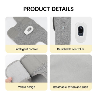 Wireless Leg and Arm Massager with Air Compression, 360° Pressure, 3 Modes, Rechargeable