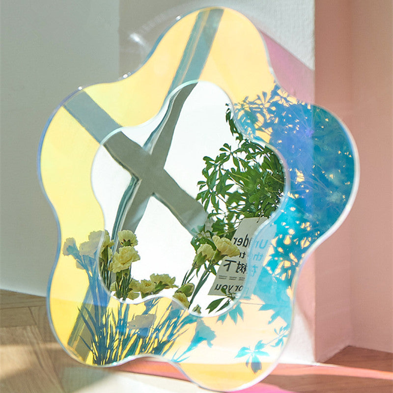 Charming Floral Acrylic Reflector for Home Decor