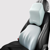 Neck pillow + back pillow blue