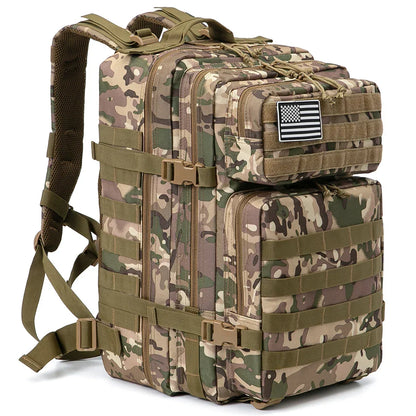 45L Camo Tactical Backpack for Military Use