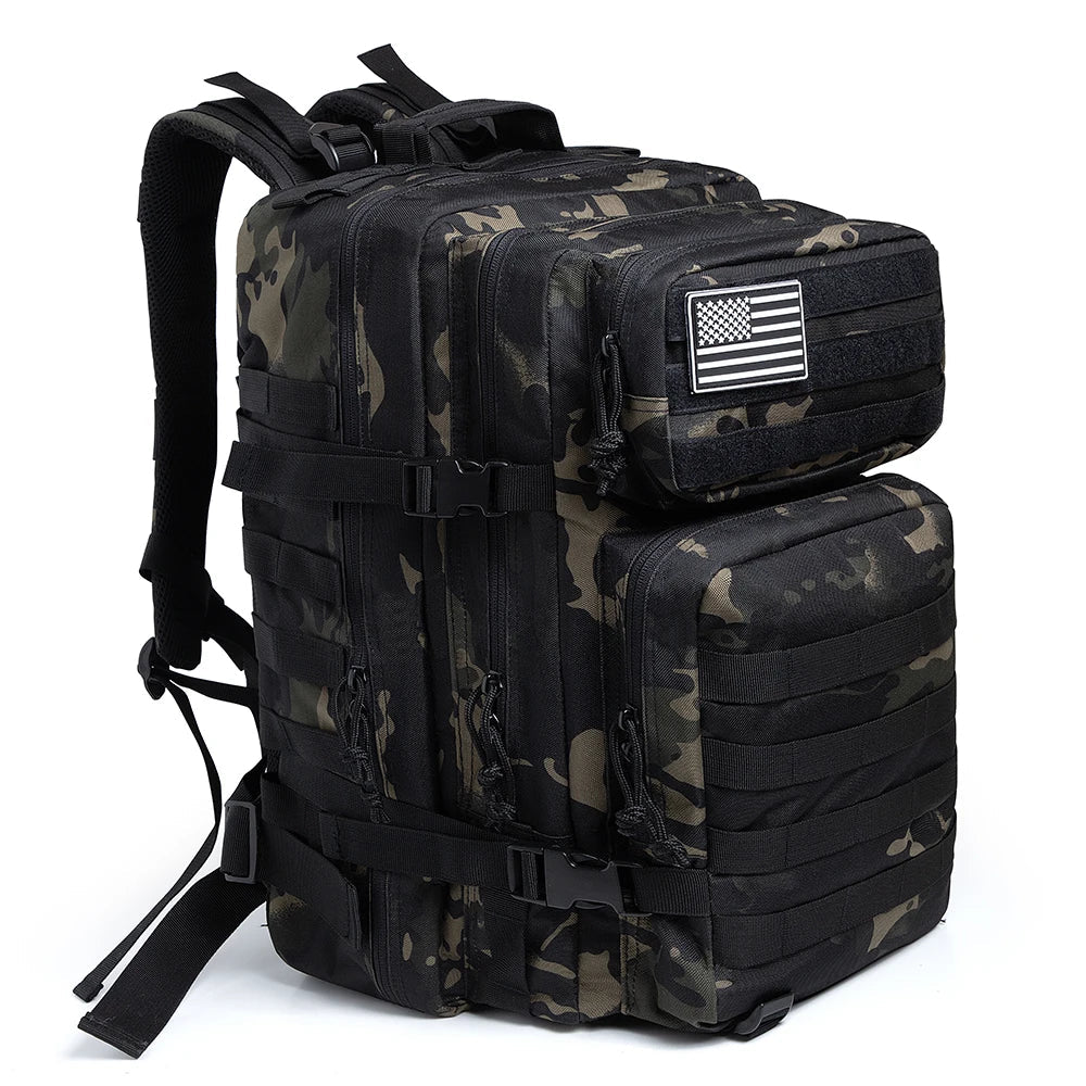 45L Camo Tactical Backpack for Military Use
