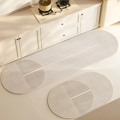 Diatomite Bath Mat – Soft, Non-Slip, Highly Absorbent AquaStone Design