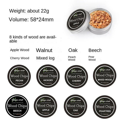 Wooden Cocktail Smoking Kit – Infuse Drinks with Smoky Flavor for Whiskey