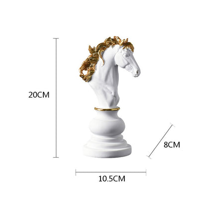 Handcrafted Chess Piece - GrandCheck Design for Home Decor