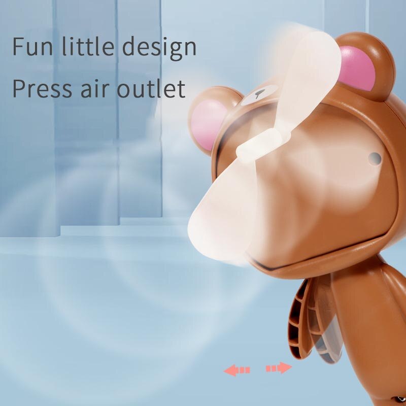 Adorable Cartoon Handheld Folding Fan