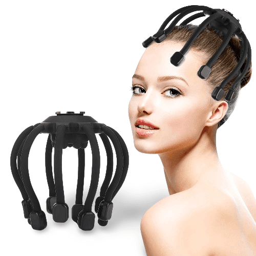 Relaxation Head Massager with Electronic Features