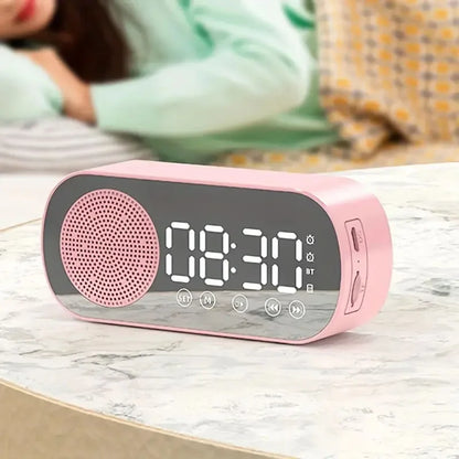 Bluetooth Speaker and FM Radio Digital Alarm Clock