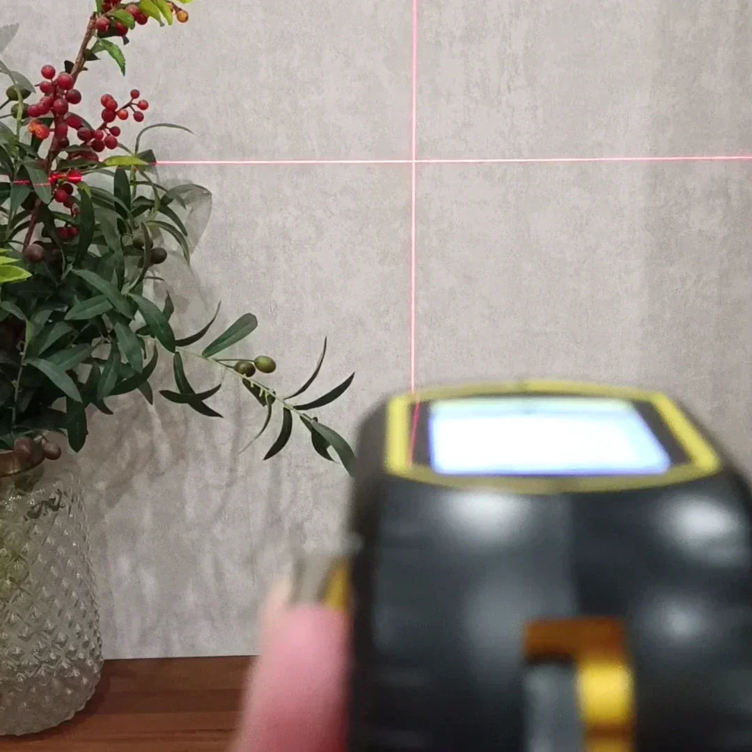 Precision Laser Distance Measurer for Effortless Home Alignment
