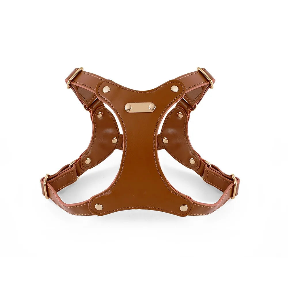 Customizable Leather Dog Harness for Ultimate Comfort