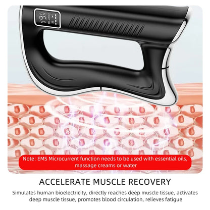 Electric Muscle Scraper with Heat, Vibration & Rechargeable Battery