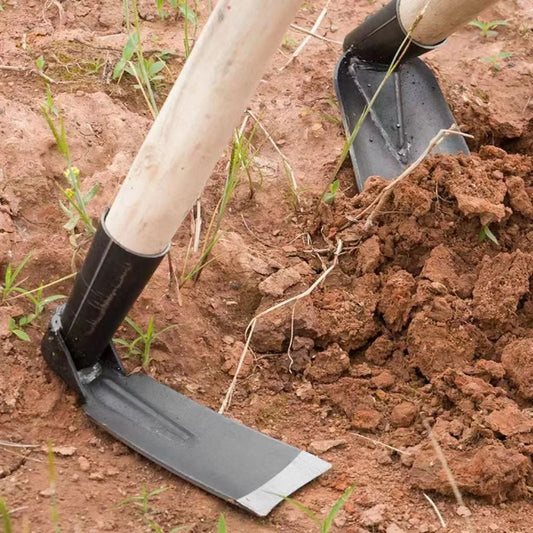 Compact and Sturdy Garden Hoe | Made of Manganese Steel | For Weeding and Soil Work