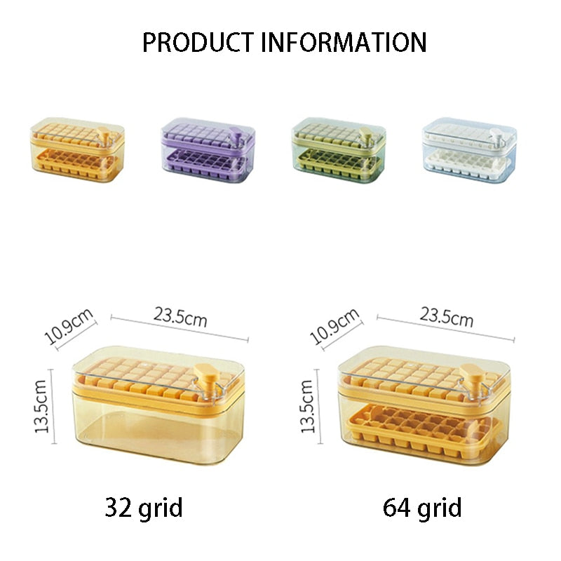 One-Touch Ice Cube Maker for Instant Chilling