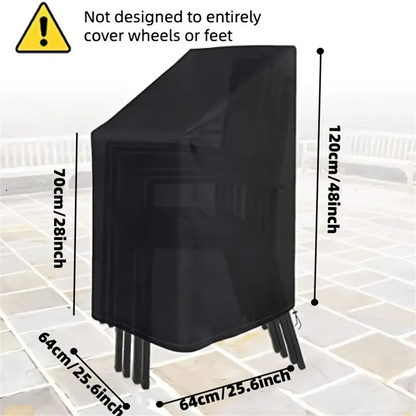 Outdoor Stackable Chair Cover | Waterproof & UV-Resistant | 210D Oxford