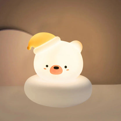 Rechargeable LED Night Light – Dimmable, Portable for Nursery & Feeding, Warm White