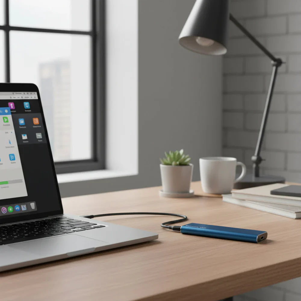 External Portable Hard Drive with USB 3.2 – Quick Backup Storage